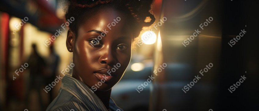 Uma mulher africana, poder feminino, gerada com IA (18)