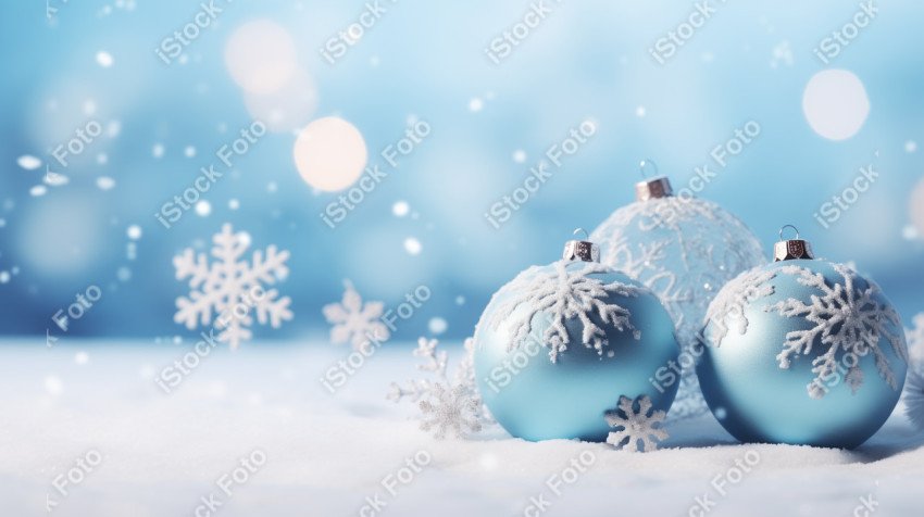 Blue winter christmas background for design