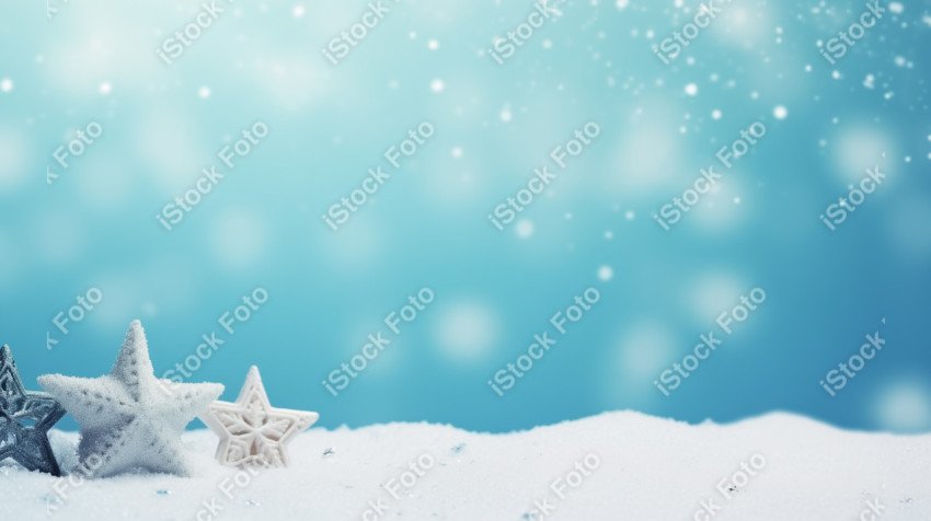 Blue winter christmas background for design