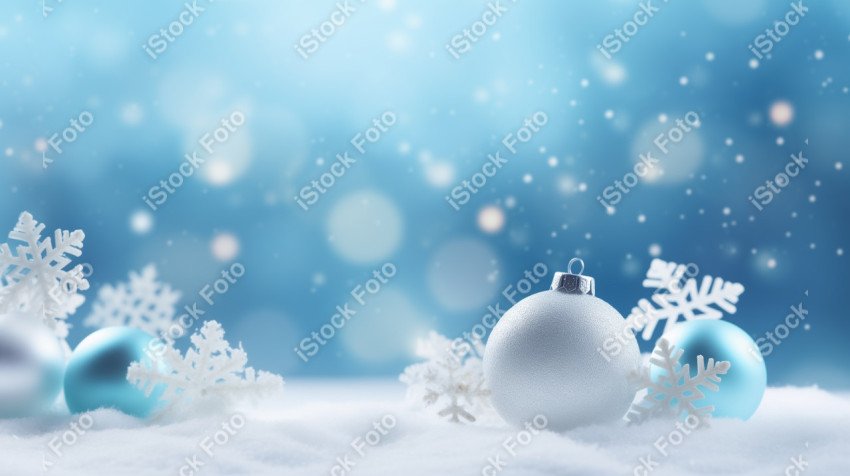 Blue winter christmas background for design