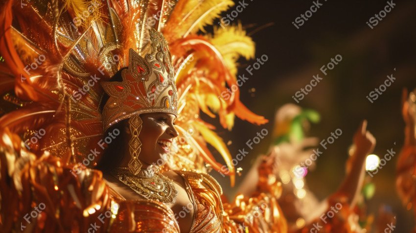 Fantasia de carnaval carioca feminina brasileira, Gerado com IA (6)