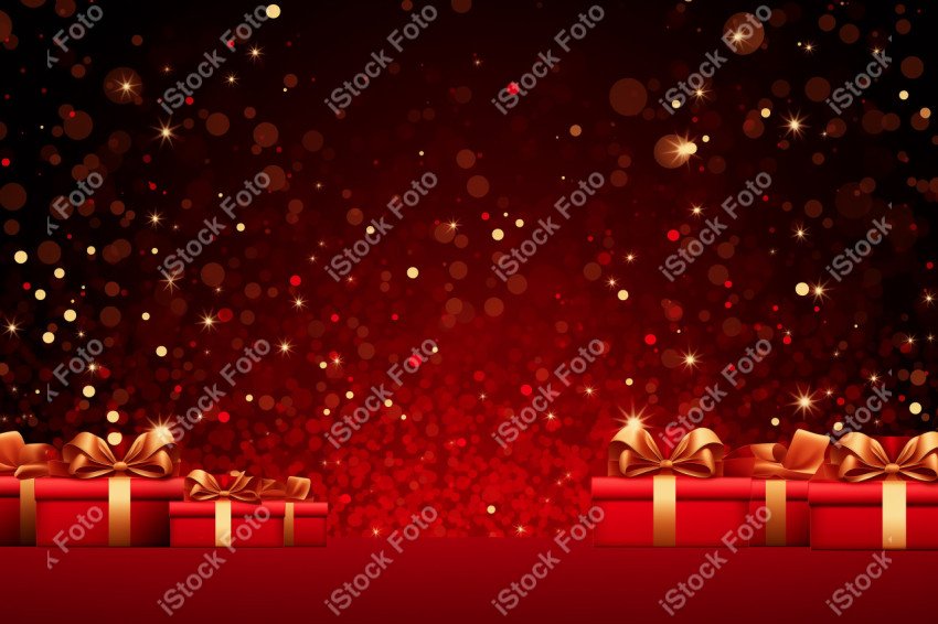 A beautiful background with gifts in the background