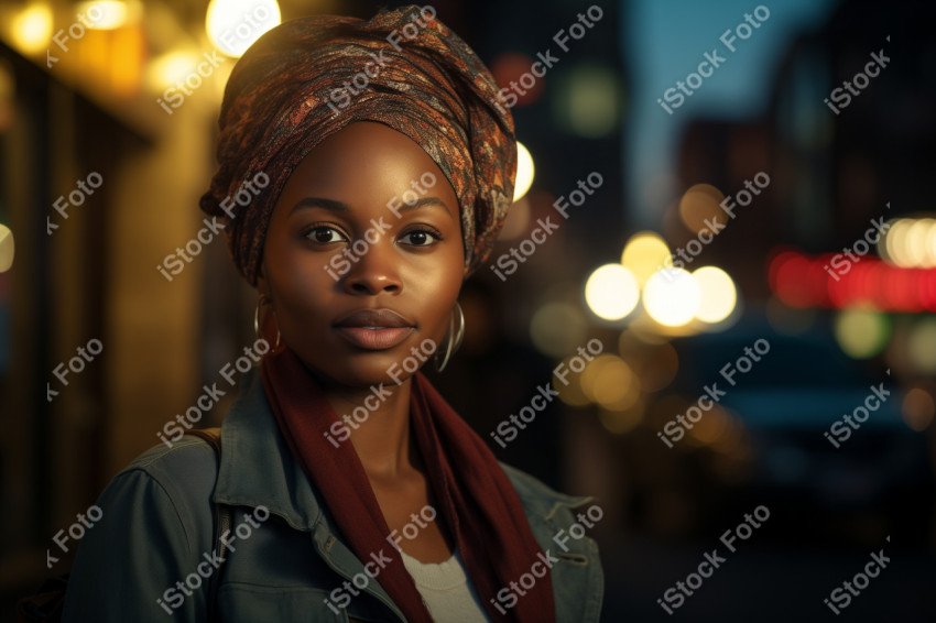 Uma mulher africana, poder feminino, gerada com IA (21)