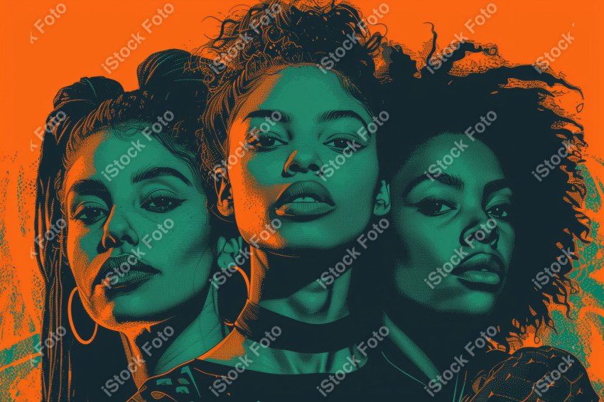 Imagem duo tônica laranja e verde escuro dia internaticonal da mulher (3)