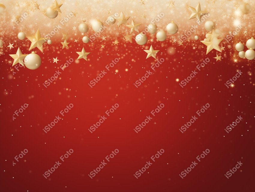 Christmas red background with decorative design