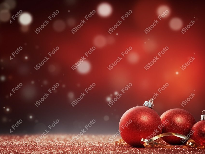 Christmas red background with decorative design