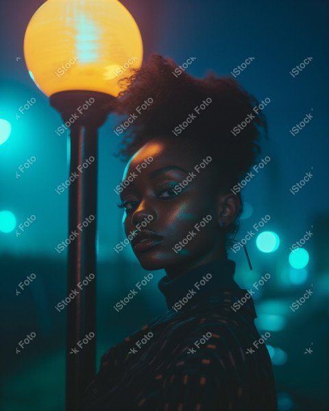 Uma mulher africana, poder feminino, gerada com IA (37)