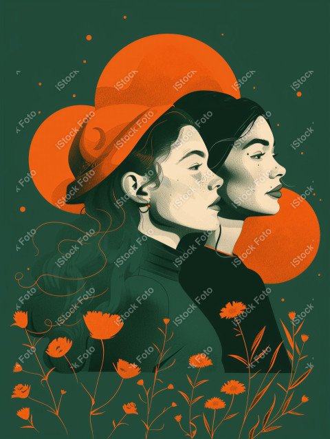 Imagem duo tônica laranja e verde escuro dia internaticonal da mulher (38)