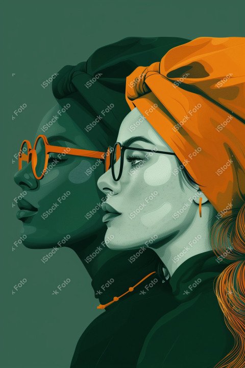 Imagem duo tônica laranja e verde escuro dia internaticonal da mulher (27)